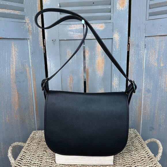 Coach Handbags - Coach 75th Anniversary Limited Edition Saddle Bag Black/Burgundy